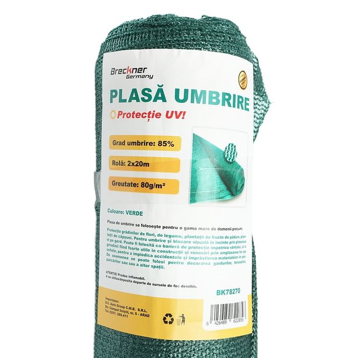 Plasă umbrire construcții