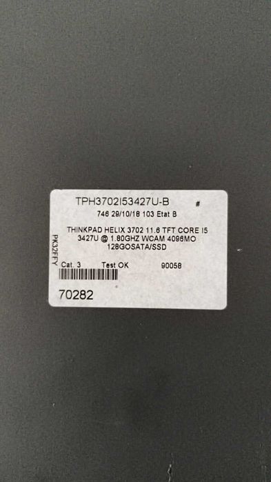 Thinkpad 3702 11.6 TFT Core I5