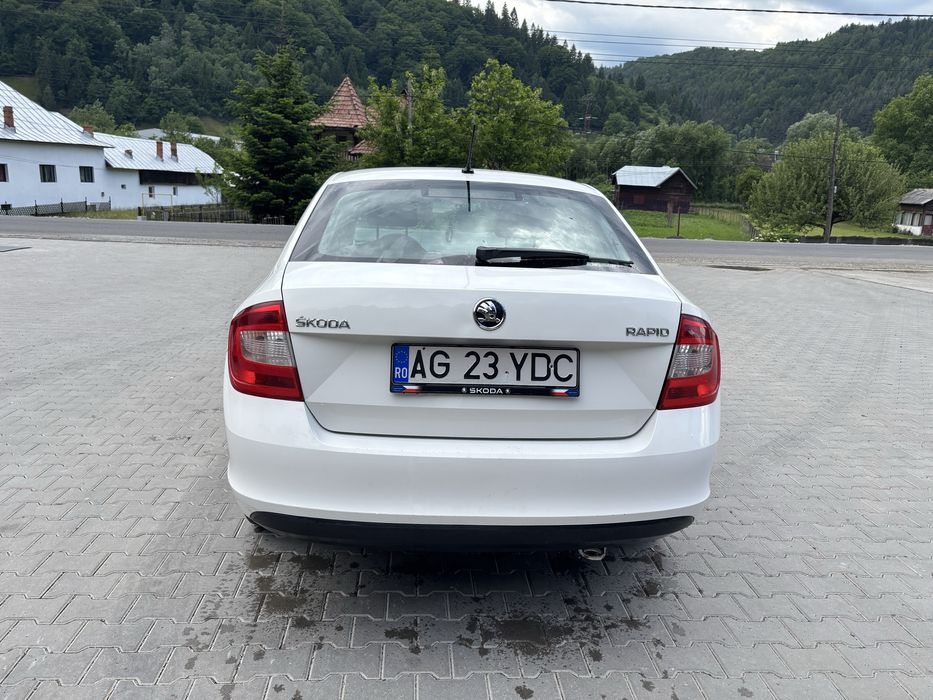 Skoda rapid an fabricație 2017 motor 1,6 diesel euro 6 DPF activ