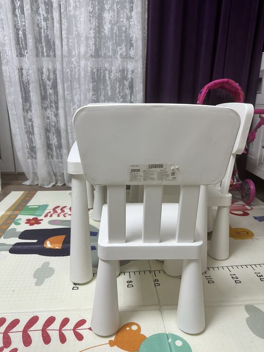 Стол со стульями икея