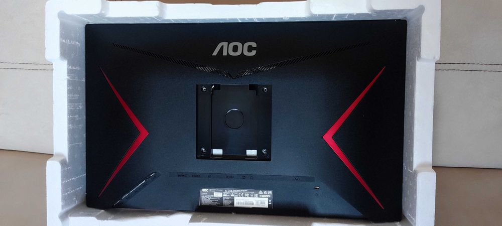 Гейминг монитор AOC - 24G2SU, 23.8", 165Hz, FreeSync, LED, черен