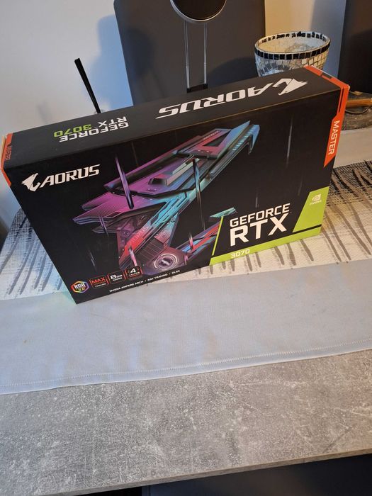 Placa video Nvidia Rtx 3070 Aorus  Master 8Gb Rev2.0  stare perfecta