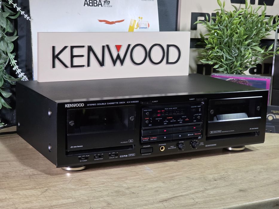 Casetofon deck  KENWOOD kx-w6020, dublu casetofon,  stereo hifi recorder