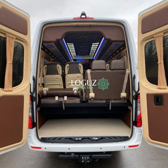 Komfortli va xavfsiz sayohat uchun O'zbekiston bo'ylab mikroavtobus