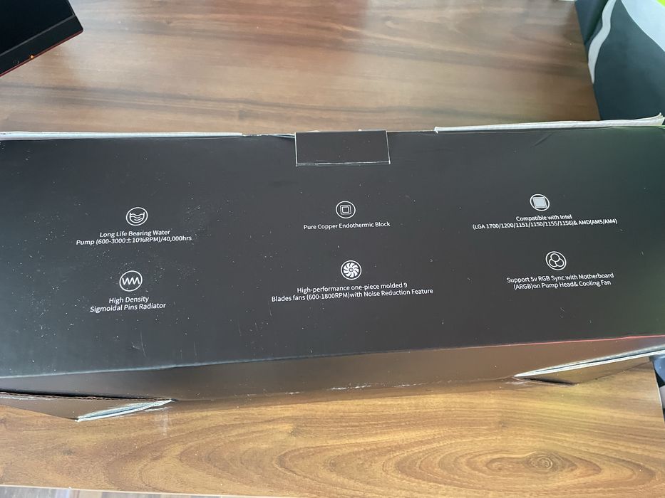 Cooler Procesor 1STPLAYER Thunderstorm TS1 360 Black – Nou