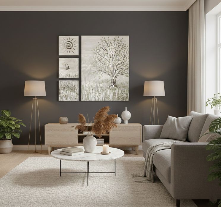 Картина Дерево. Модульная. Барельеф.Не печать