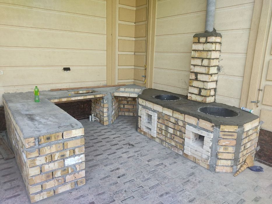 Ёзги ошхона курамиз.Строим летние кухни быстро и качественно