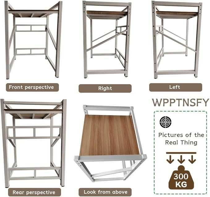 Рафт, стойка за пералня и сушилня, над пералнята, Товароносимост 350кг