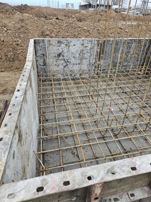 Бетонные работы.