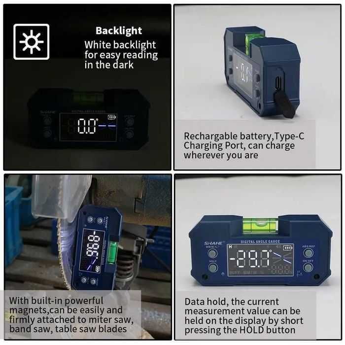 Cumpănă boloboc nivela digitala LCD,acumulator
