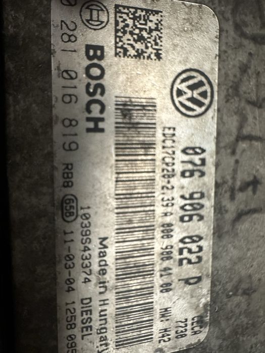 Kit pornire Vw Crafter motor 2.5 Tdi cod 076906022P