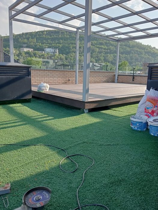 Террасные доски, монтаж рассрочка