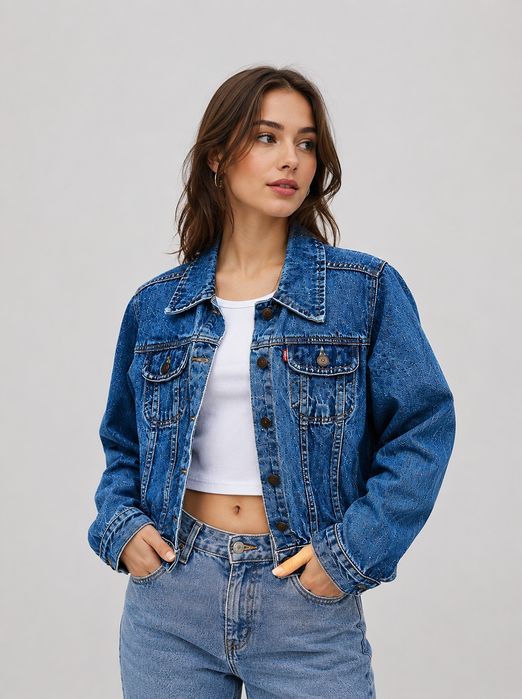 Джинсовая куртка Levis размер S
