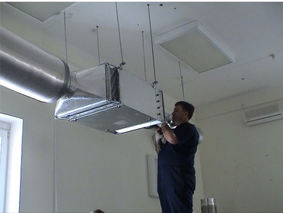 Установка вентиляция