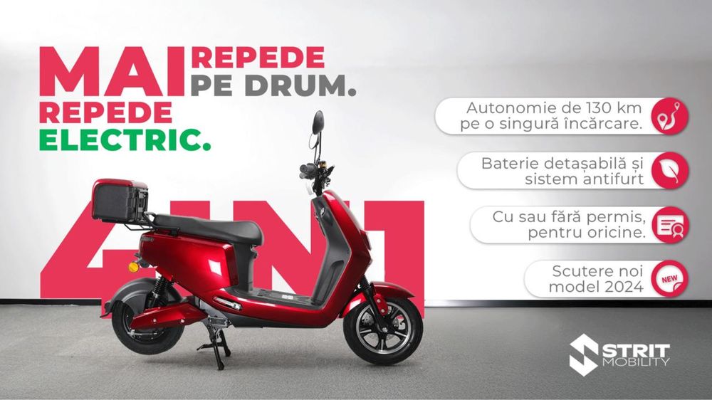 scutere de inchiriat/ rent FARA PERMIS nou scuter glovo bolt