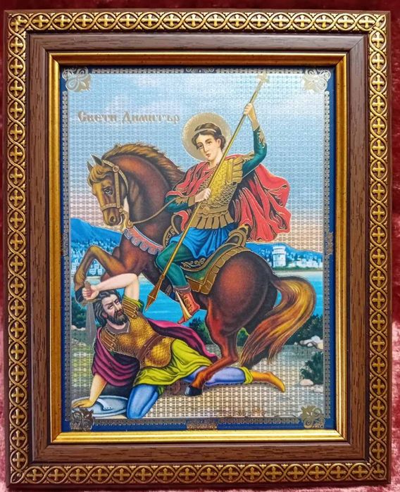 Икона Иисус Христос / Богородица / Свети Георги / Рождество Христово