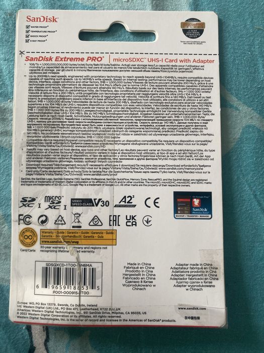 Card SanDisk - 1TB