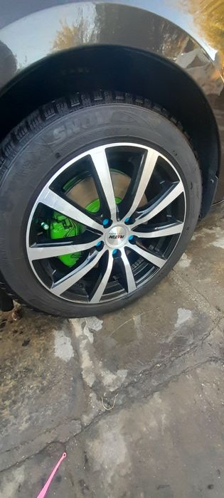 Jante platin 5*112  stare buna anvelope 215 50 17 iarna !!