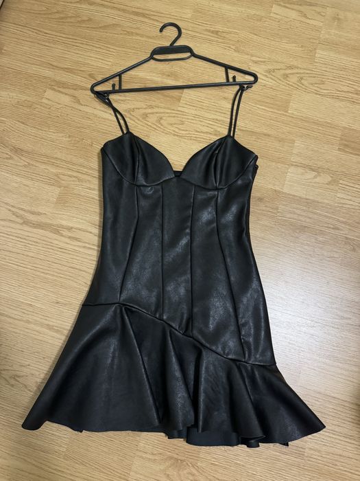 Кожена рокля Zara