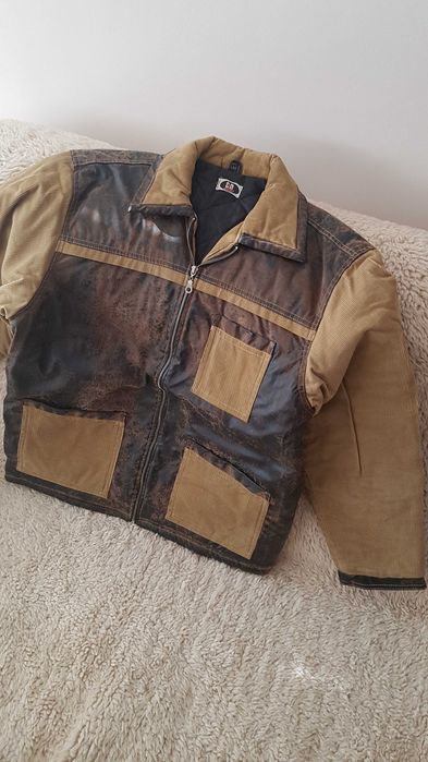 Плътно зимно мъжко яке - L размер