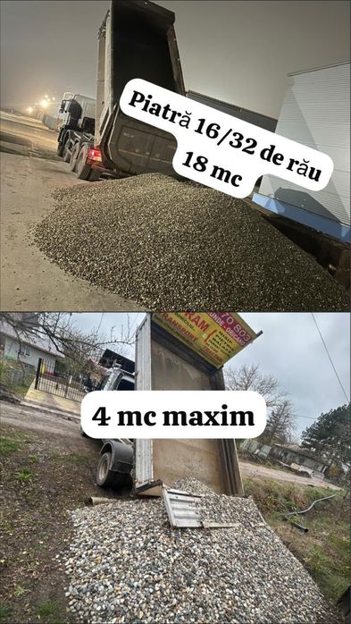 Piatra de rau,piatra de drum,parcare,nisip,balast,pietris,margaritar