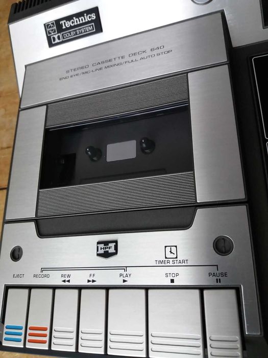 Vintage 1970's Technics RS-640 U Stereo Cassette Deck casetofon 1978