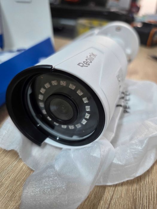 Camera de supraveghere exterioara Reolink 5MP PoE cu detectare miscare, camera IP, IP66, RLC-510A