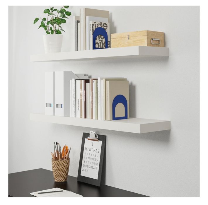 Полка IKEA Лакк 110х26x5 см, белый