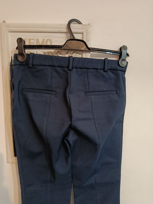 Pantaloni office eleganți Zara bleumarin sezon rece mărimea S 36