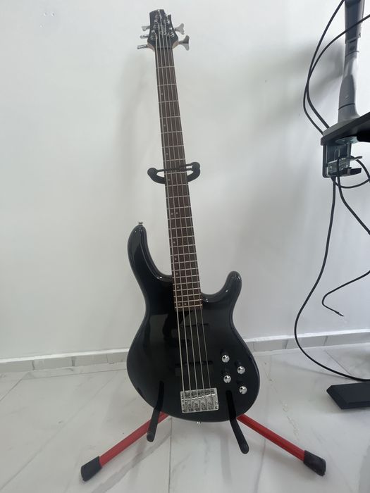 Бас гитара, с комплектующими.