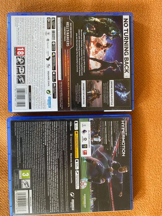 Outriders, Fifa 22, Back4blood, Demon’s souls- PS5 игри