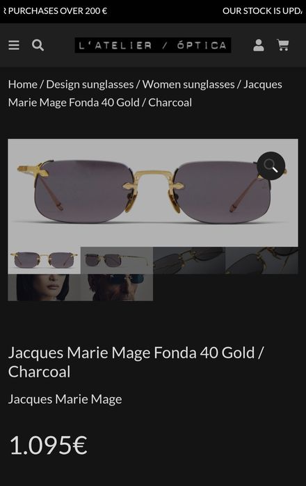 Оригинални слънчеви очила Jacques Marie Mage