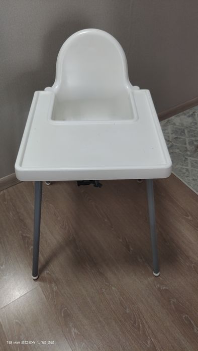 Стульчик белый для кормления Икея