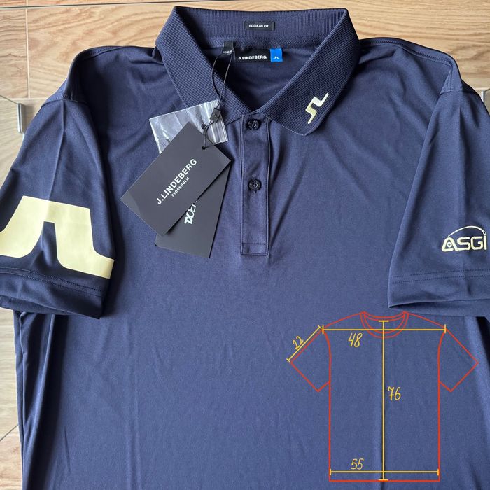 Мъжко поло J.Lindeberg Golf Regular Fit. Футболка поло. Мъжка тениска