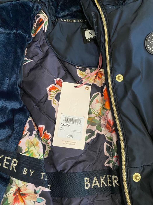 НОВО Ted Baker детско зимно яке за момиче 5-6г
