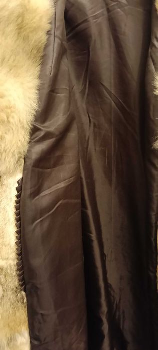 Haina blana de lup canadian lunga NOU