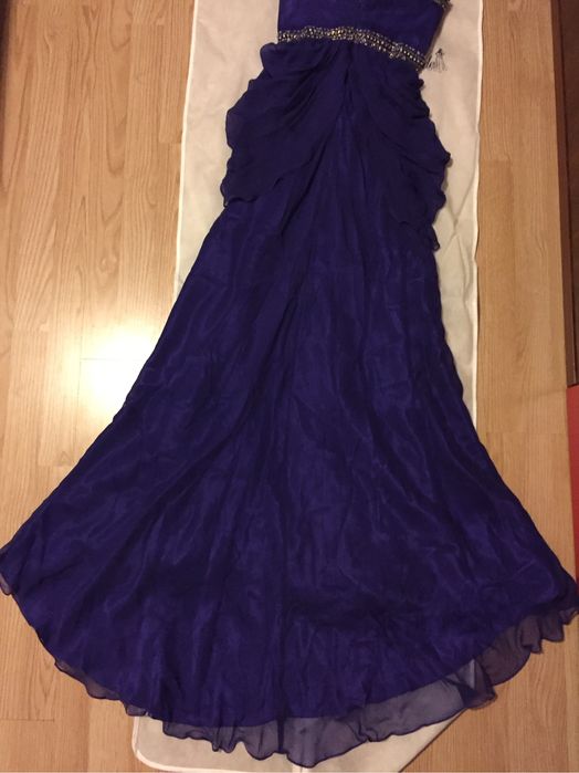 Rochie lunga de matase