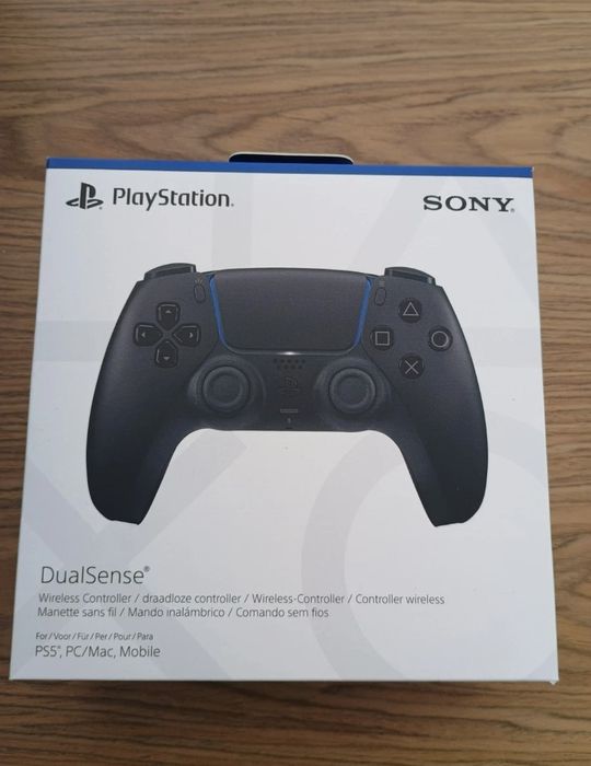 Оригинален PS5 джойстик – черен, отлично състояние, с кутия