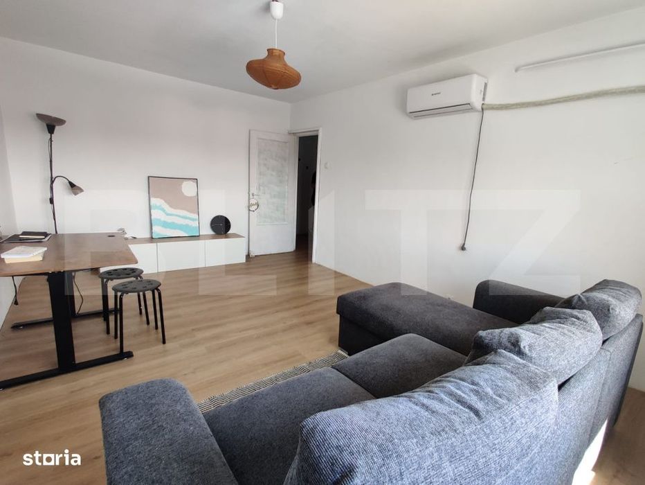 Apartament 3 camere, 65 mp, 2 bai, balcon deschis, zona Decebal — fotografia 1