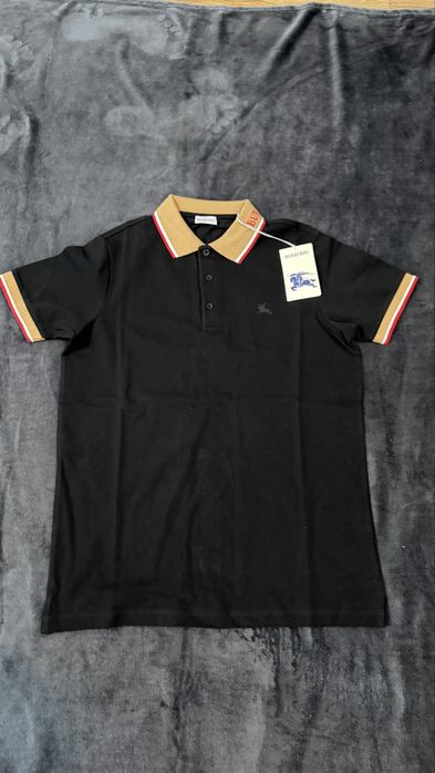 Tricou cu guler Burberry ( dsquared , gucci )