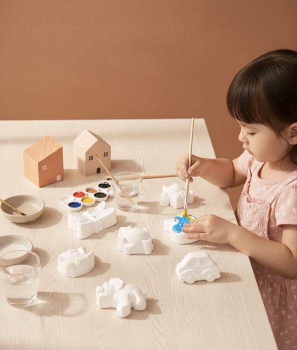 Фигурки 3D раскраска