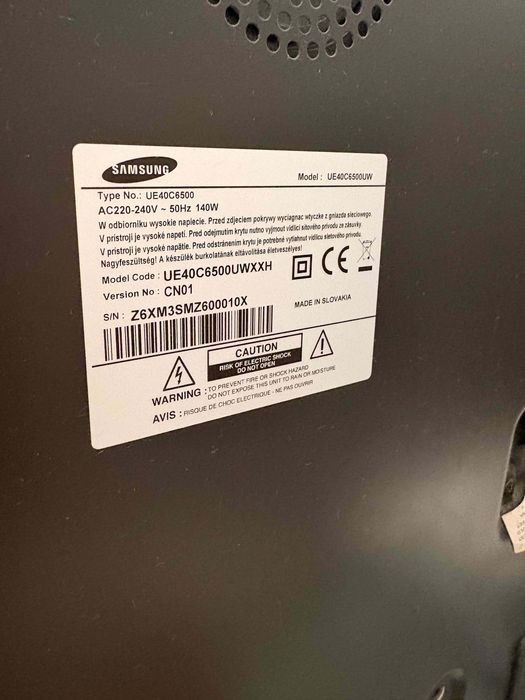 Телевизор Samsung 40" LED Full HD (Модел UE40C6500