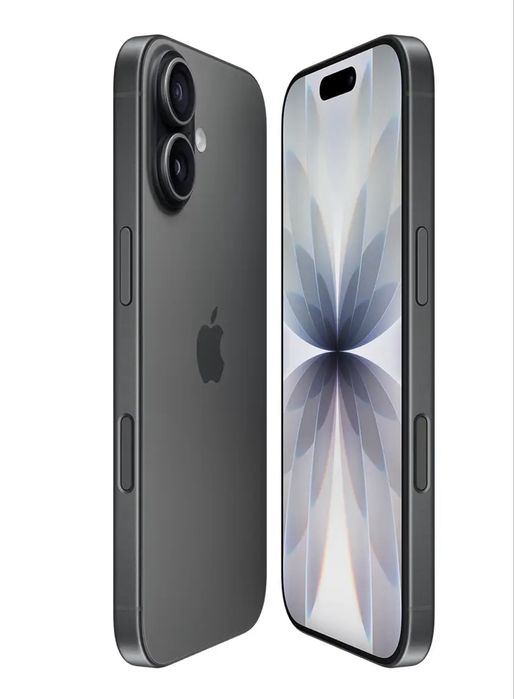 НОВ!!! Apple iPhone 16, 128GB, 5G, Black + оригинален адаптер Appe