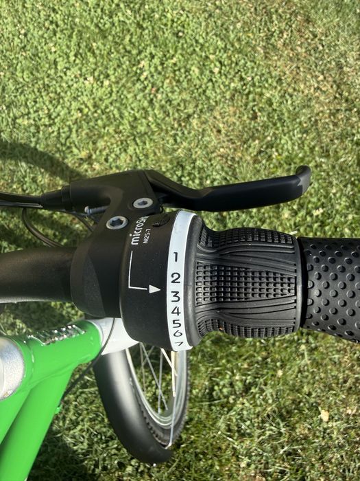 Woom 4 verde bicicletă copii