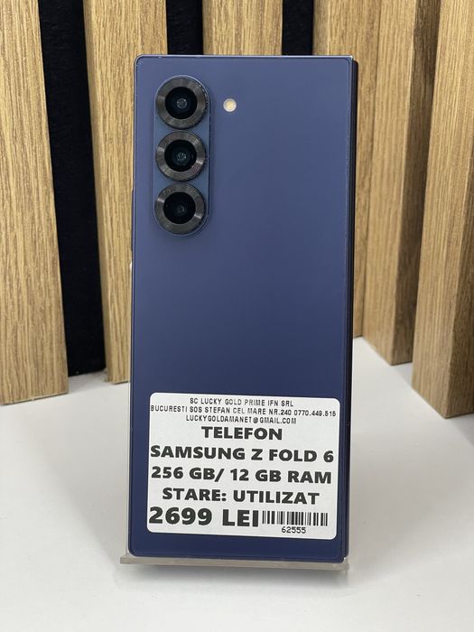 Samsung Z Fold 6 256Gb 12Gb ram 100% bat (177 cicluri) Garantie #62555