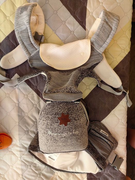 Детско кенгуру "HIP STAR" FLY графит