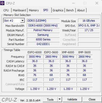 Kit patriot viper venom 2x16gb ddr5 6000 cl36