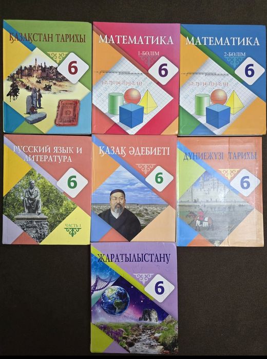 Книги 6 класс сынып