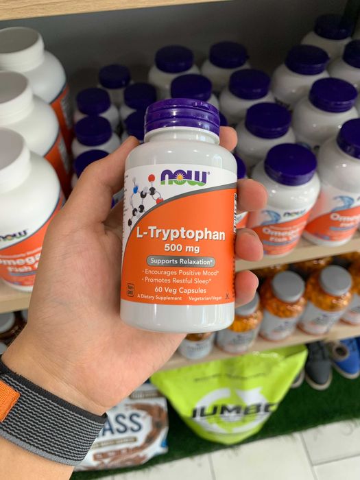 Now L-tryptophan 500 60 капсул
