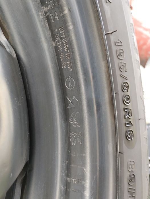 Jante/roti complete Opel/Citroen/Peugeot  195/60/16